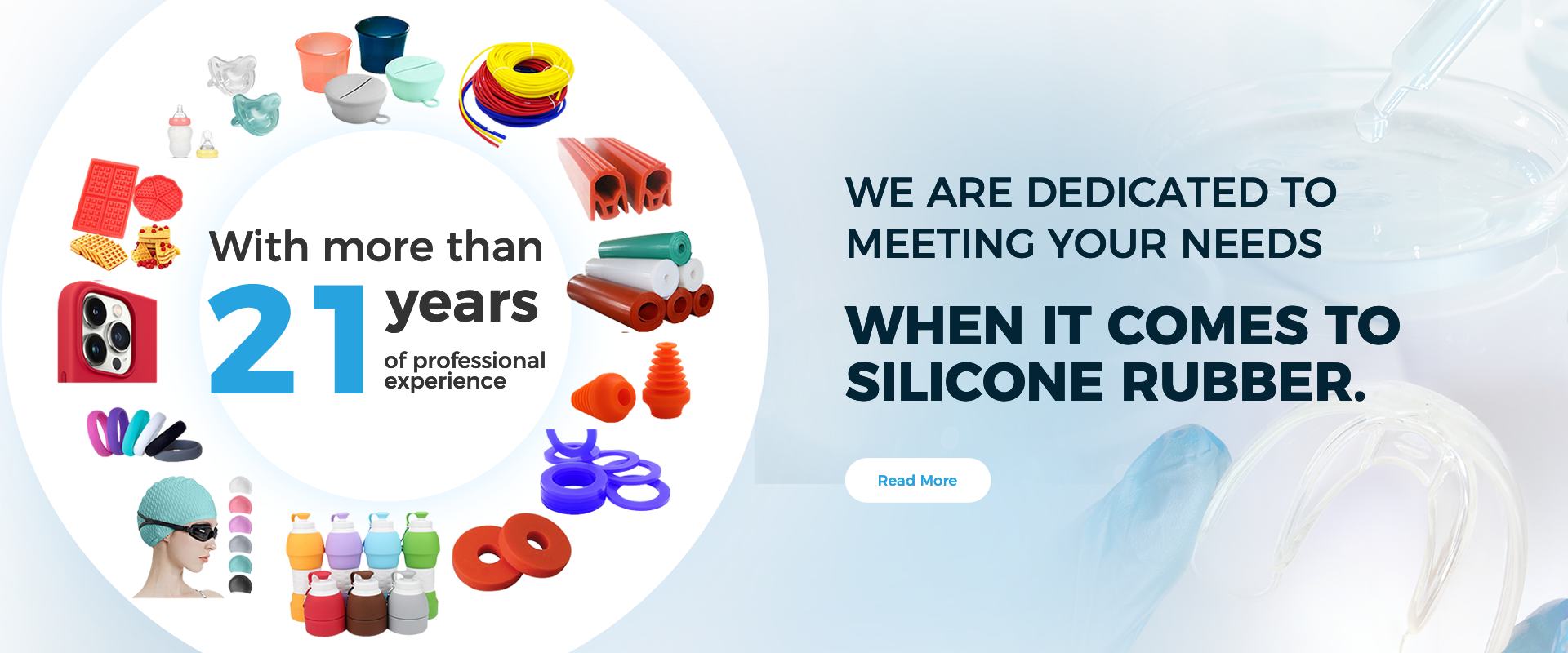 Leading liquid silicone rubber producer with long-term expertise