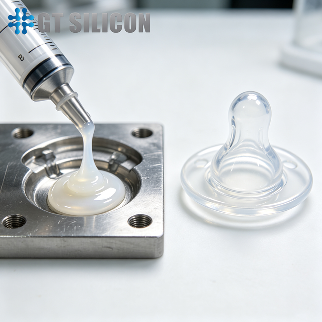 Platinum Liquid Rubber Silicone for Baby Care Nipple Teat